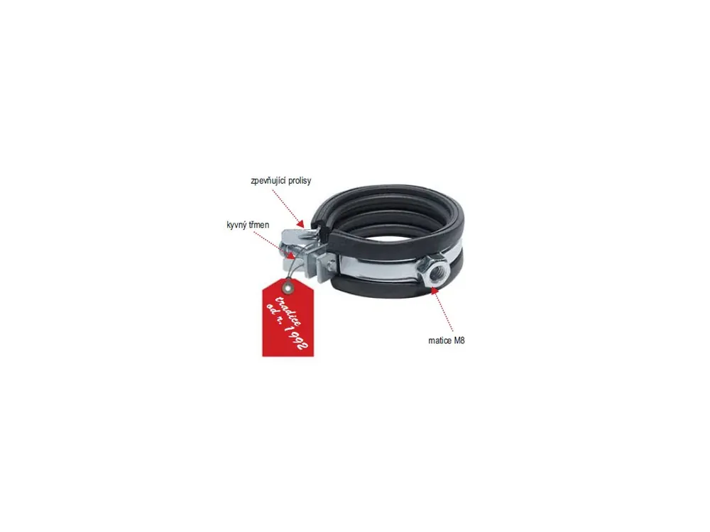 Koupit Online Objímka jednošroubová M8 75 mm 2 1/2" LUPJ