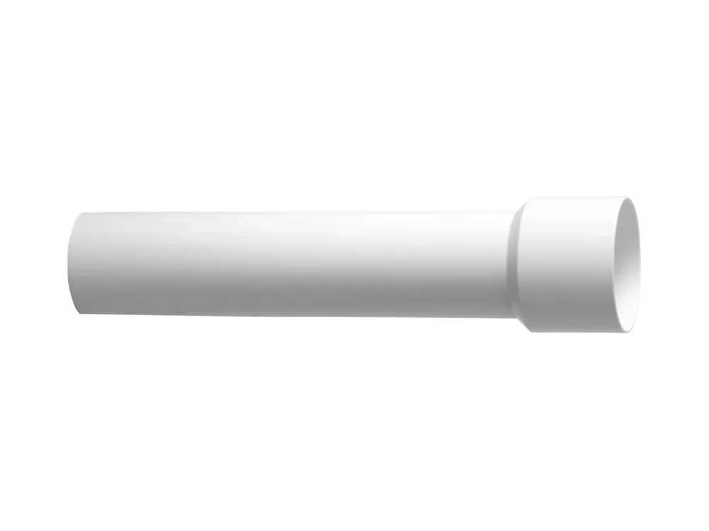 Sifonová trubka bílá 40/50x210mm -výtoková E001200 Cenově Výhodný