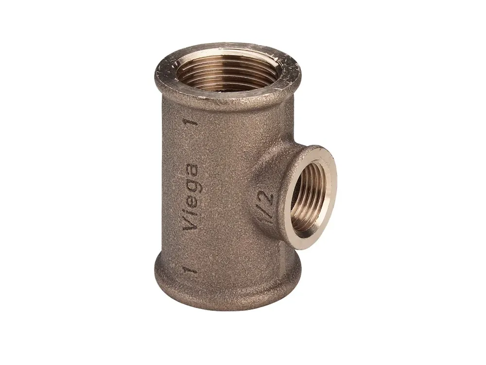 Nová Kolekce Bronz T-kus 1/4" Viega, 318 017