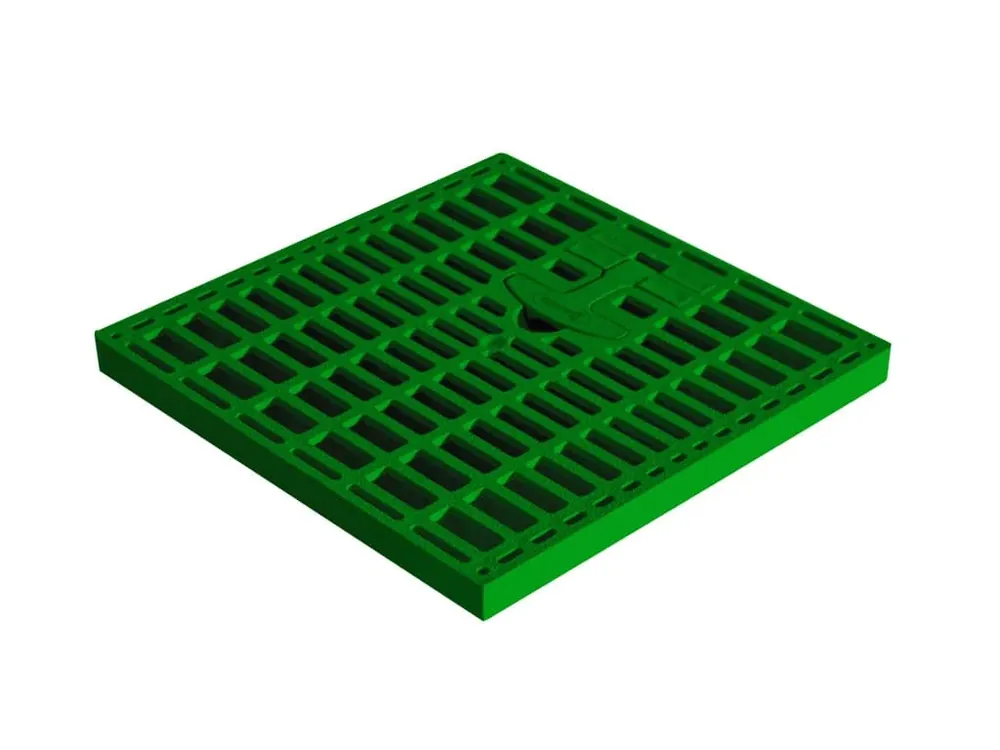 Nejlepší Volba DAKOTA Mříž pochůzná zelená s madlem 400x400