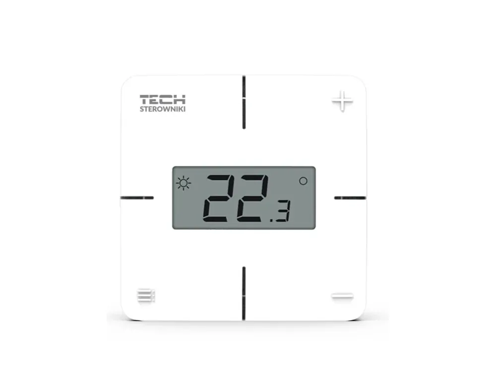 Tech-controllers EU-R-X Drátový pokojový termostat s RS485 komunikací a čidlem vlhkosti pro EU-L-X a EU-L-12 WG.11.0737 Tovární Cena