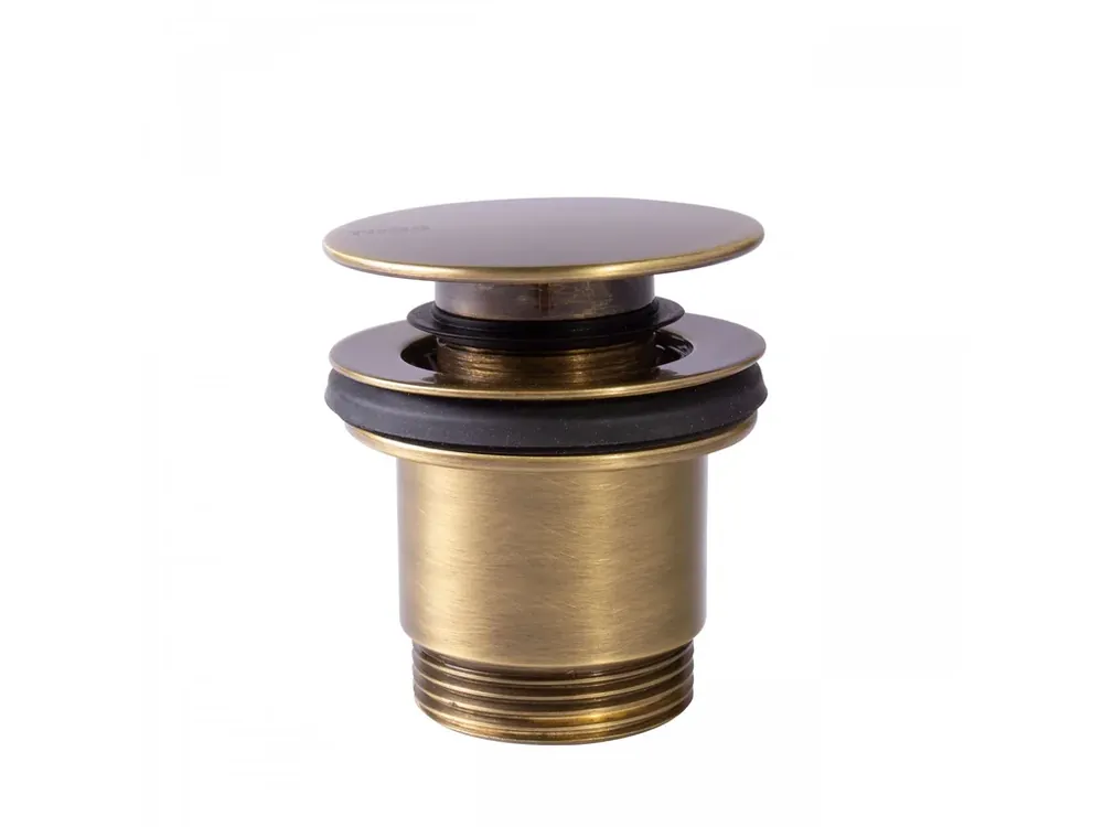 Aktuální Tres sifonová vpusť 5/4 click/clack stará mosaz celokovová velká zátka 63mm