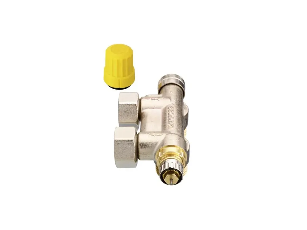 Výhodná Nabídka DANFOSS VHS šroubení s ventilem rohové 3/4" rozteč 50mm 013G4743