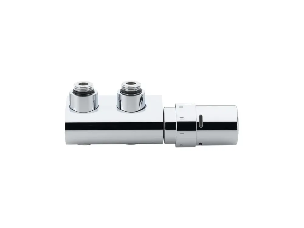 Originální DANFOSS VHX-Duo chrom rohový 1/2" s hlavicí RAX (rozteč 50mm) 013G4279