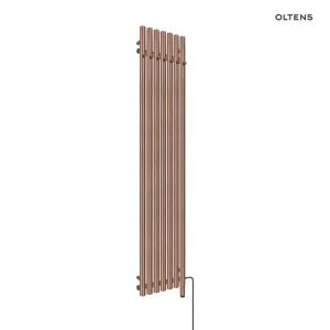 Značkový Oltens Stang (e) koupelnový radiátor 180x37 cm elektrický, měď kartáčovaná 55129610