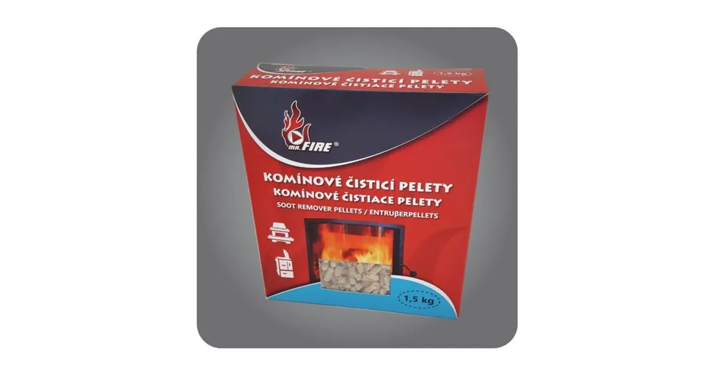 Mr. FIRE Komínové čisticí pelety 1,5 kg (55004) Hit Sezóny
