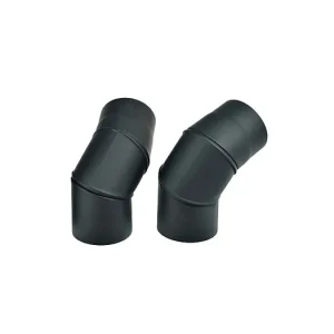 koleno kouřovodu přestavitelné 120/0-90° mm, plech 1,5mm Cenová Bomba