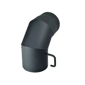 koleno kouřovodu s klapkou 150/90° plech 1,5 mm Víkendová Akce