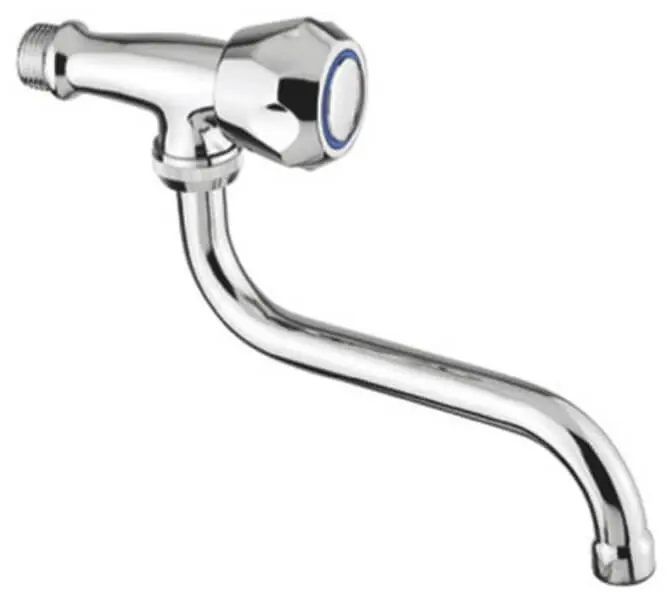 Akce Výtokový nástěnný ventil GB 09.810 CR s kulatým ramínkem 160 mm, chrom