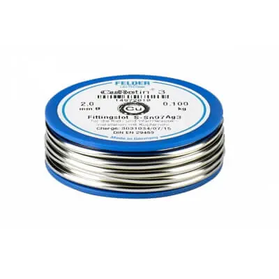 Cu pájka S-Sn97Ag3, 2 mm, 100g Nejlepší Cena