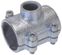 Sleva třmen ANB 3/4" s navrtávkou 1/2"