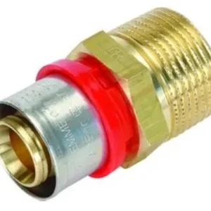 Lisovací přechod 20x1/2" vnější závit pro PEX Rychlé Dodání