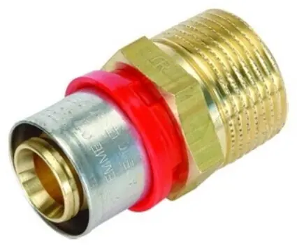 Lisovací přechod 20x1/2" vnější závit pro PEX Rychlé Dodání