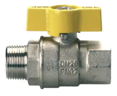 Kulový kohout plyn motýl ZD/ZV DN 15 - 1/2" Top Prodej