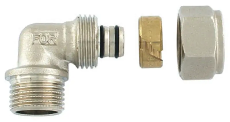 Svěrné koleno vnější závit 16x1/2" pro PEX-AL Oblíbený