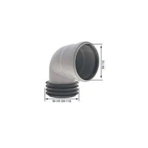 Odeslání Ihned Airfit nástrčné koleno 87° 110 112110WSkam