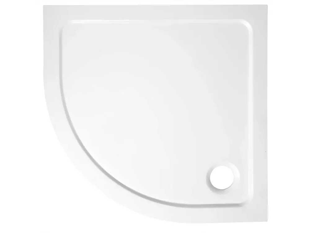 TECMI sprchová vanička z litého mramoru čtvrtkruh 90x90cm Expresní Doručení