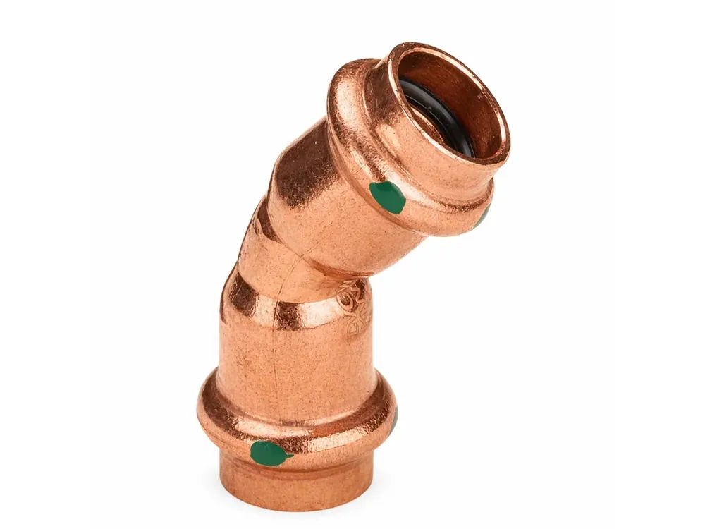 Pouze Dnes Koleno CU lisovací FF 45° 28 mm Profipress - 292362
