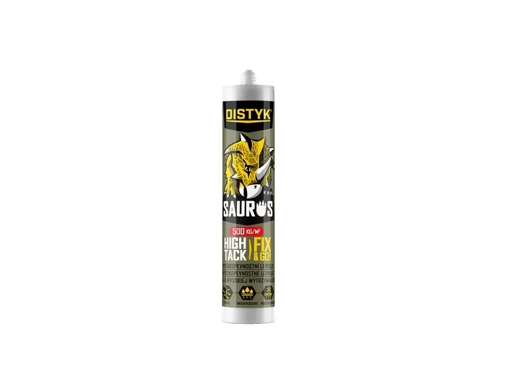 Dokud Zásoby Vydrží Lepidlo SAURUS High Tack 290 ml kartuše bílý - 51910DEU
