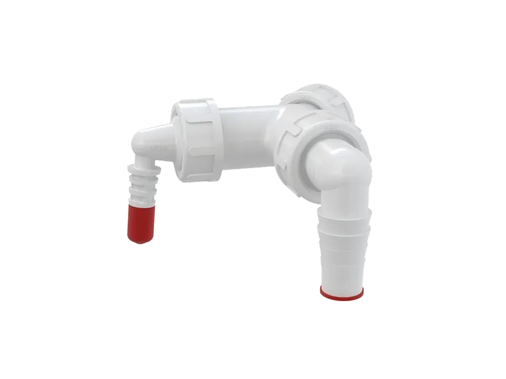 ALCADRAIN P149Z Dvojité kolínko G1"/8–23 s klapkami Top Prodej