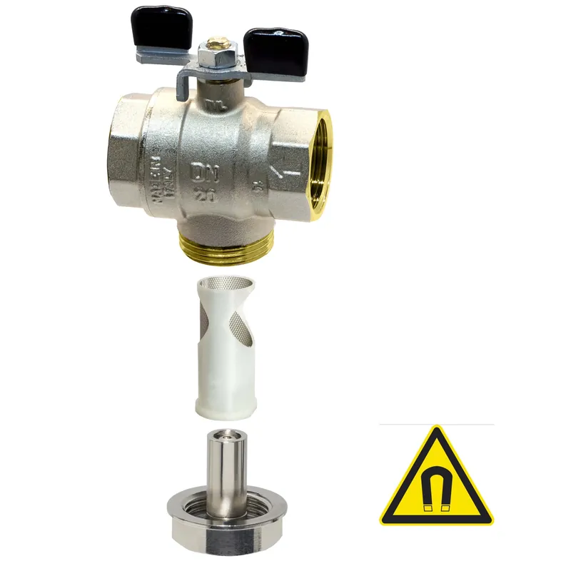 TECNO SUPERFILTER kulový kohout s filtrem a magnetem FF motýl Horká Nabídka