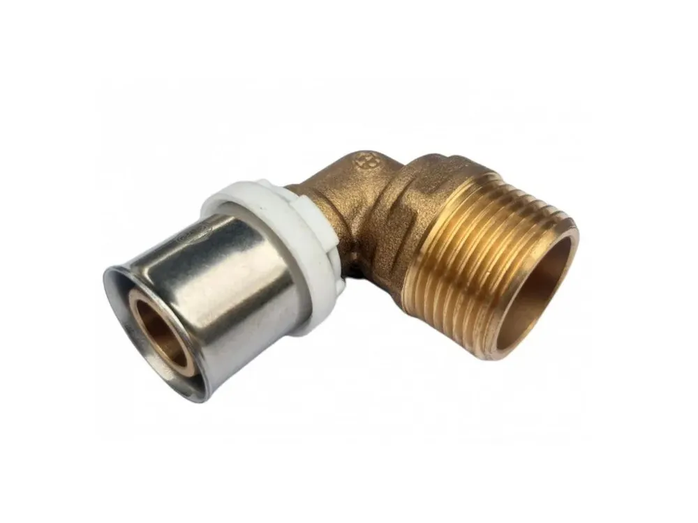 Nová Kolekce AL-PEX lisovací koleno 16 x 1/2" vnější