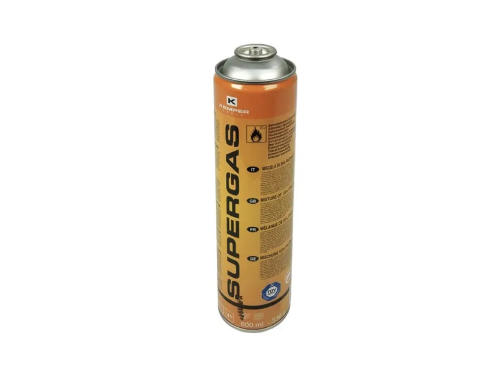 Kartuš Propan-Butan KEMPER 575, 600 ml, 330 g, SUPERGAS, závit Akční Nabídka