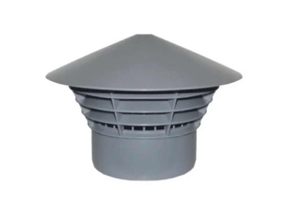 Hlavice ventilační 110 mm, šedá Tovární Cena
