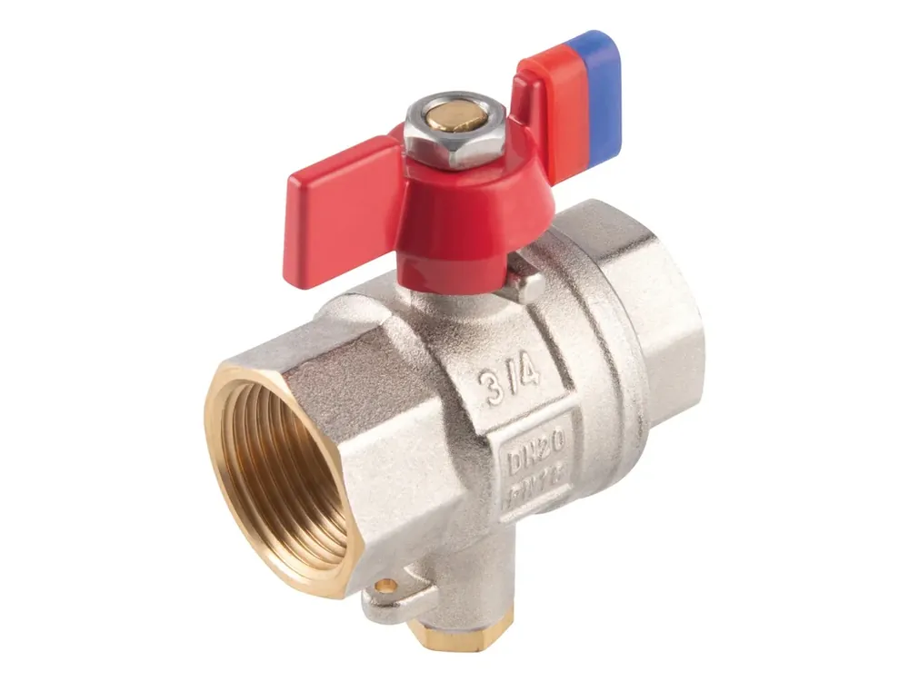 Kulový kohout pro připojení čidla 3/4", FERRO Zlevněný