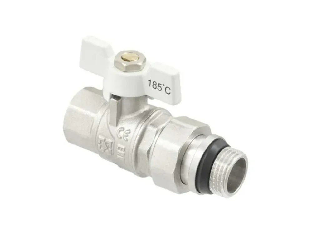 Kulový kohout se šroubením 3/4" WHITE, RAFTEC (WRB-2) Výprodej