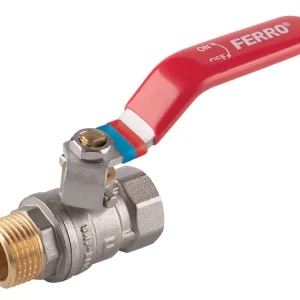 Kulový ventil 1/2" FM s pákou, FERRO (KFC11) Akční Cena
