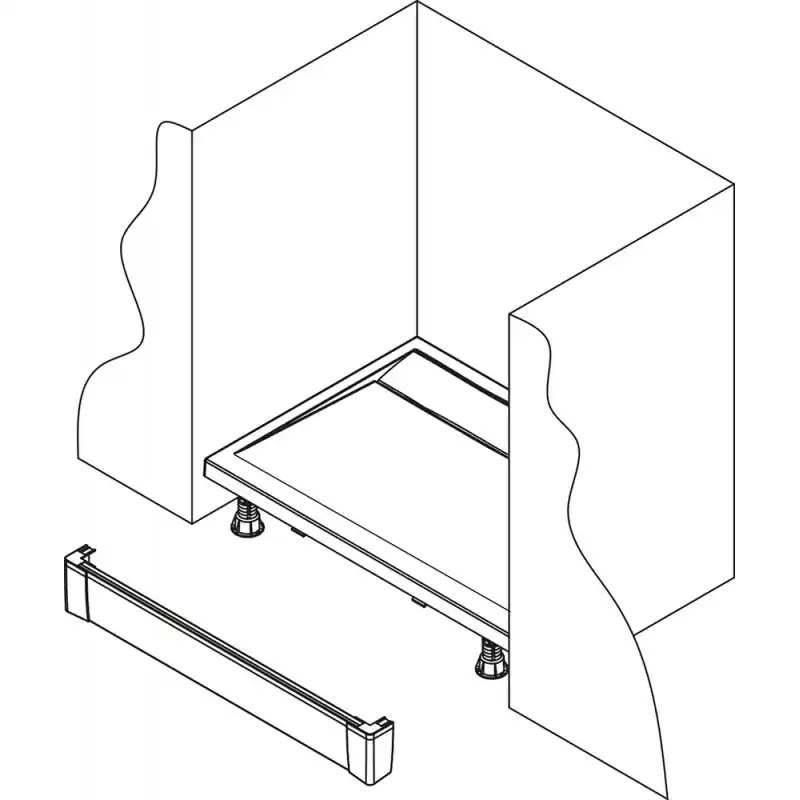 Autentický RONAL LIVADA PWII přední panel 90 cm, matná černá