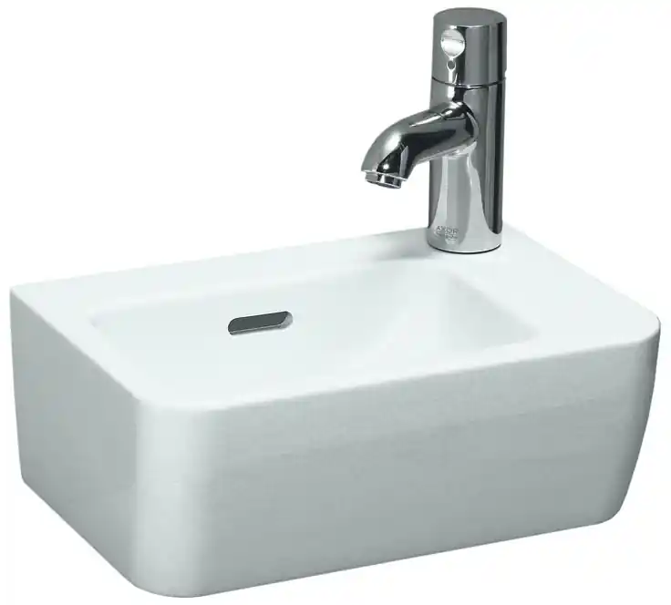 Expresní Doručení LAUFEN PRO umývátko 36 cm, s otvorem pro baterii vpravo a přepadem
