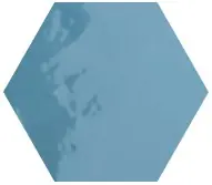 Aktuální VALMORI KONZEPT LE CRETE COLOR MOOD dlažba 17,5x20cm, hexagon aqua, lesk, terra indaco