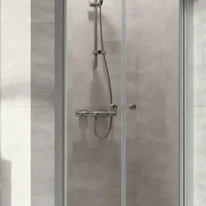 CONCEPT 100 NEW sprchové dveře 100x190 cm, lítací, stříbrná matná/čiré sklo Výprodej