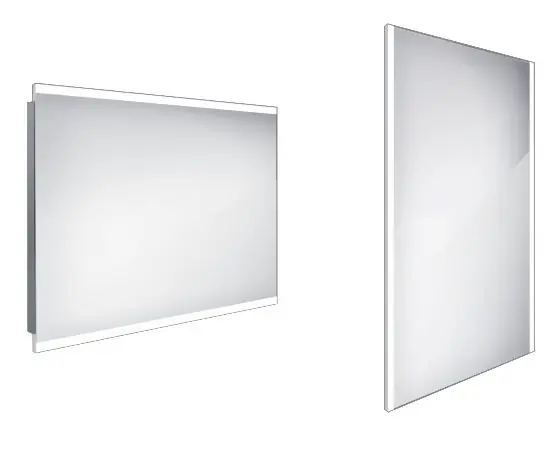 Tovární Cena NIMCO ZP 12000 zrcadlo 100x70 cm, reverzibilní, s osvětlením