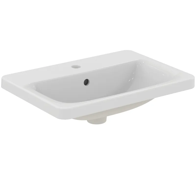 Rychlé Dodání IDEAL STANDARD CONNECT umyvadlo 58 cm, s otvorem pro baterii a přepadem