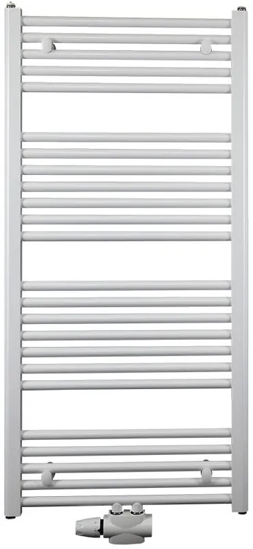 Zlevněný KORADO KORALUX LINEAR COMFORT - M koupelnový radiátor 900/600, spodní středové připojení, antracit