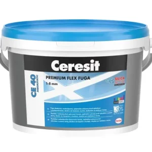 Kup Teď CERESIT CE 40 AQUASTATIC flexibilní spárovací hmota pro spáry 1-8 mm, 5 kg, pergamon
