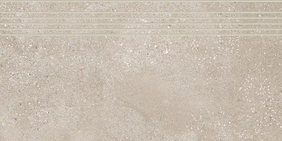 Sezónní Sleva RAKO BETONICO schodovka 30x60 cm, mat, tmavě béžová