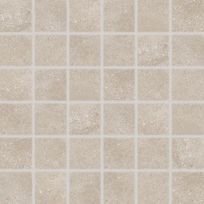RAKO BETONICO mozaika 30x30(5x5) cm, lepená na síti, mat, tmavě béžová Cenový Hit