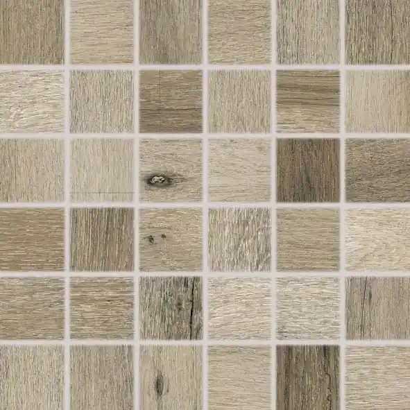 RAKO SALOON mozaika 30x30(5x5) cm, lepená na síti, mat, tmavě hnědá Aktuální