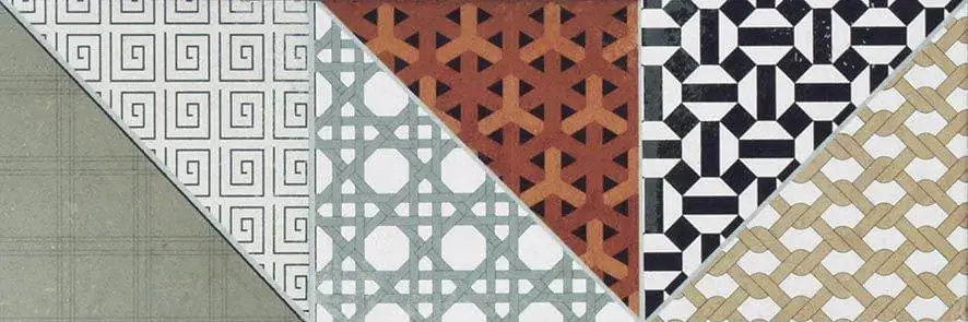 Aktuální RAKO DECO dekor 15x45 cm, mat, vícebarevná