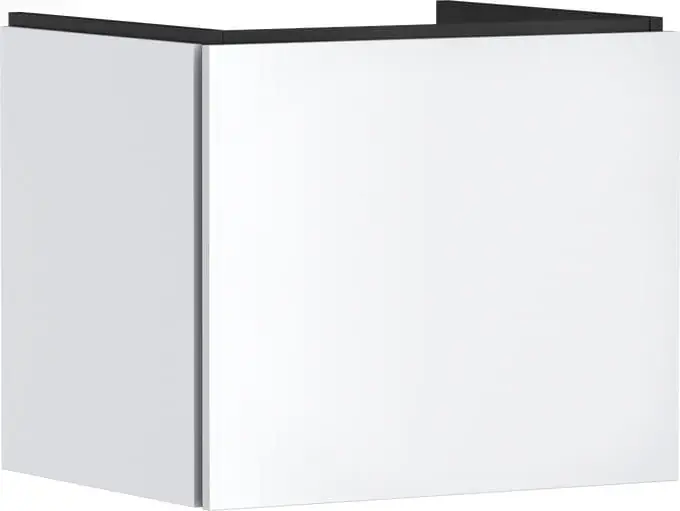 Sleva HANSGROHE XILESA E skříňka pod umyvadlo 58x47x50 cm, 1 zásuvka, SoftClose, matná bílá