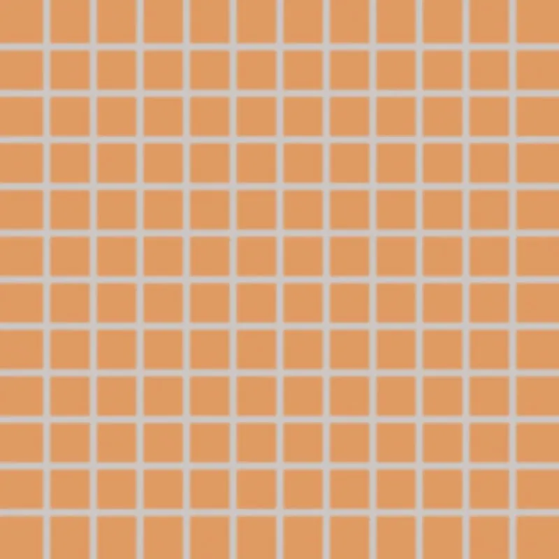 RAKO COLOR TWO mozaika 30x30(2,5x2,5) cm, lepená na síti, mat, světle oranžová Finální Výprodej