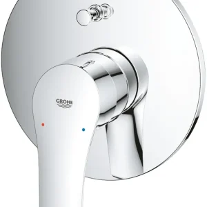 Bezpečná Platba GROHE EUROSMART vanová podomítková baterie, s přepínačem, chrom