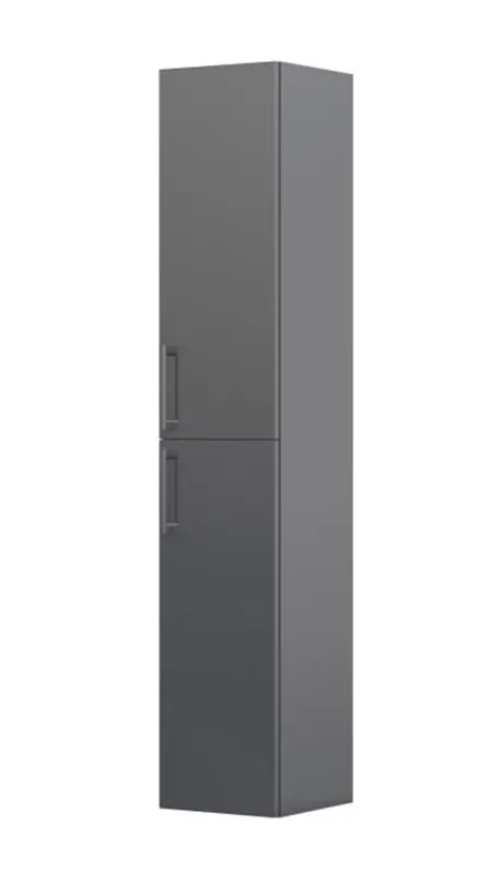 CONCEPT 250 vysoká skříňka 30x32x160 cm, 2 dvířka, antracit lesk Nová Kolekce