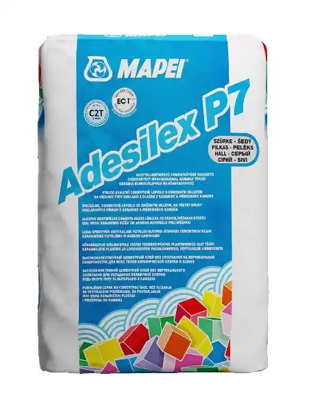 Vrácení Zdarma MAPEI ADESILEX P7 cementové lepidlo 25 kg, šedá