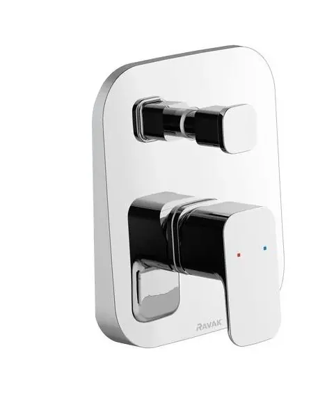 Omezená Nabídka RAVAK 10° FREE vanová podomítková baterie, s přepínačem, chrom