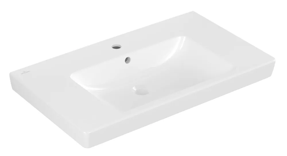 VILLEROY & BOCH SUBWAY 2.0 umyvadlo 80 cm, s otvorem pro baterii a přepadem, CeramicPlus Koupit Online